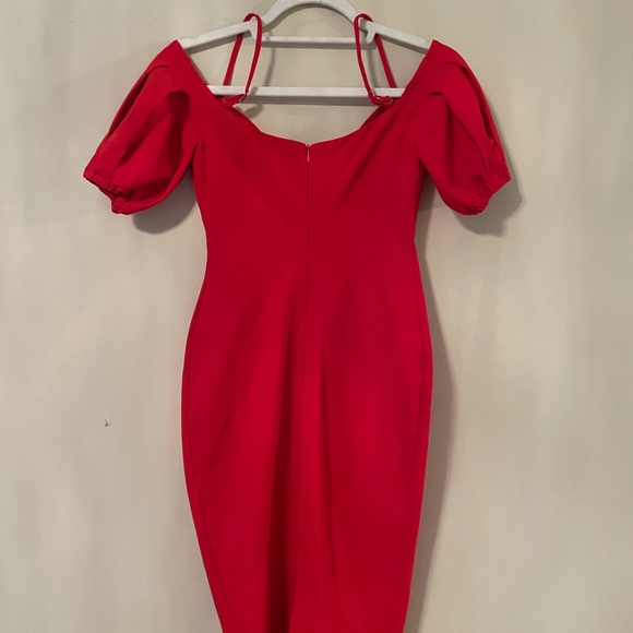 NOOKIE - off the shoulder midi dress - Picture 4 of 7